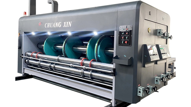 Semi Automatic Corrugated Carton Printing Line With Stacker Semi Automatic Corrugated Carton Printing Line With Stacker