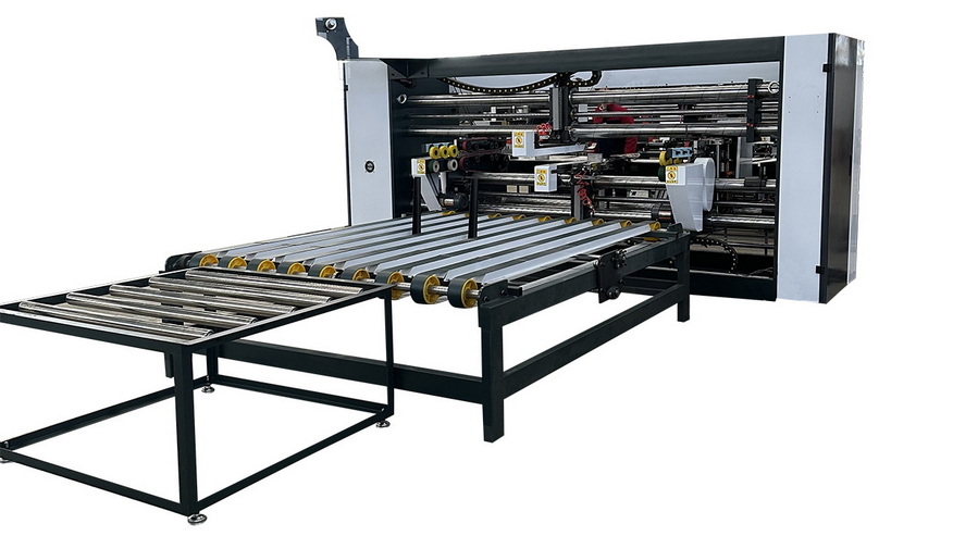 Dual Head Semi Automatic Carton Stitcher Side View Dual Head Semi Automatic Carton Stitcher Side View