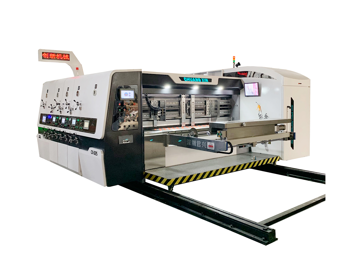 High Speed Printing Slotting Die Cutting Machine