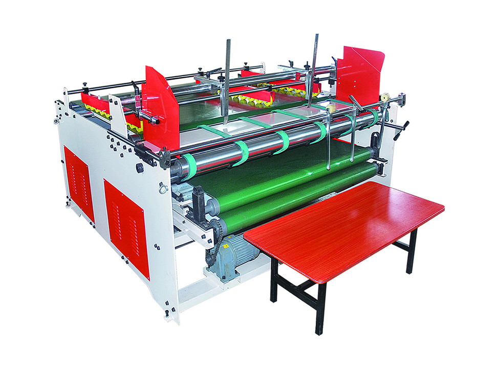 Manual Press Type Semi Auto Gluer Machine