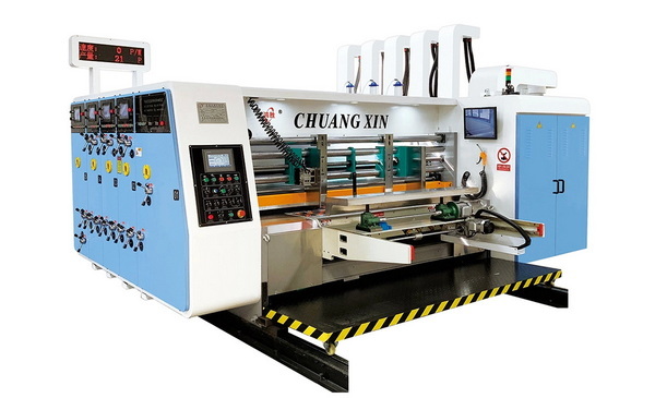 Flexo Printer Slotter Die Cutter Machine With Stacker