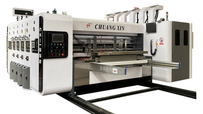 Multi Color Flexo Carton Printing Machine Front View