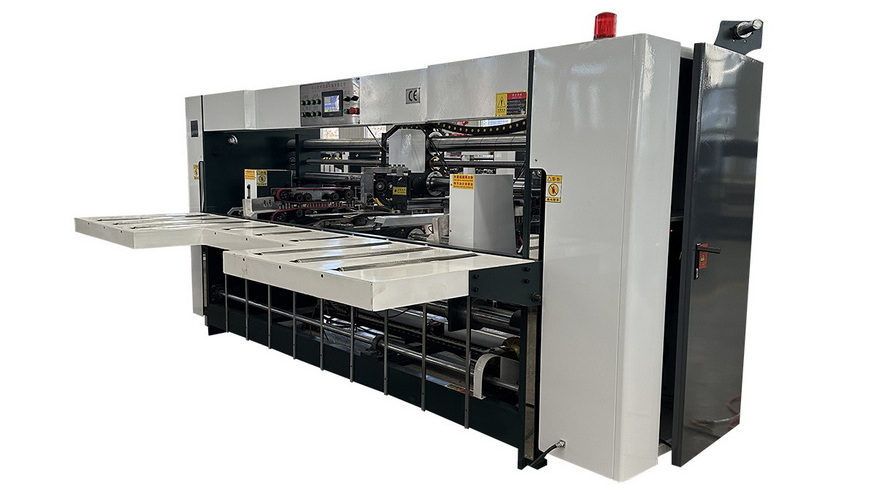 Carton Stitcher With Roller Conveyor Line