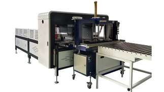 Double Head Carton Strapping Machine Conveyor Side.jpg