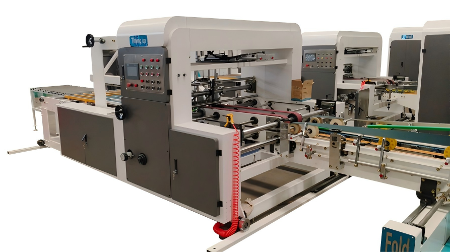 Carton Gluing and Stitching Integrated Machine