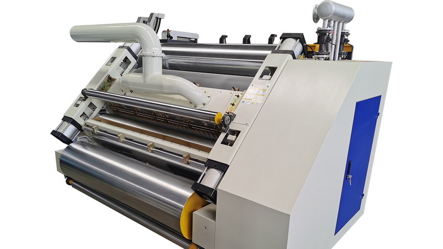 Single Facer Corrugated Machine Operator Side View