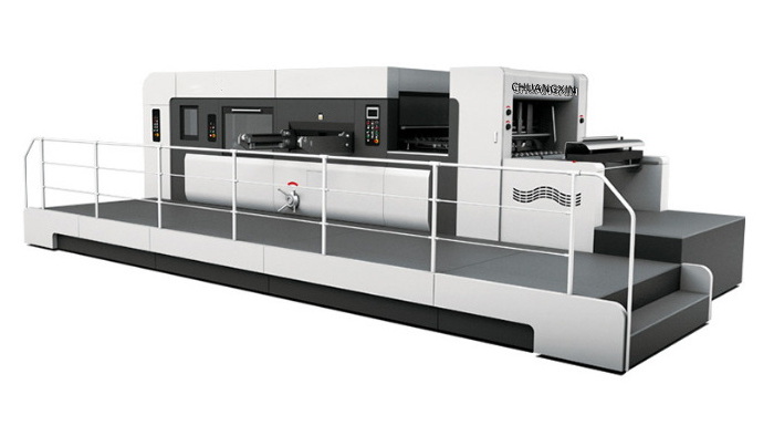 High Speed Flatbed Die Cutting Line For Triple Wall