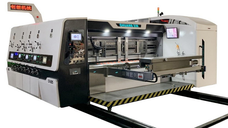 High Speed Flexo Printing Slotting Die Cutting Line
