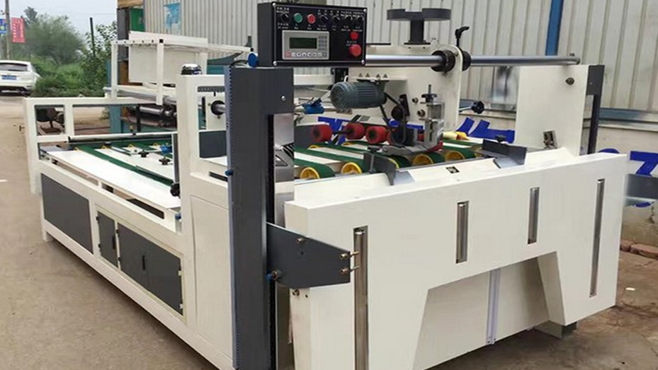 Semi Automatic Box Gluer Full Line View.jpg