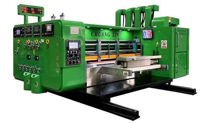 Cardboard Flexographic Printing Machine Anilox Station Front View Cardboard Flexographic Printing Machine Anilox Station Front View