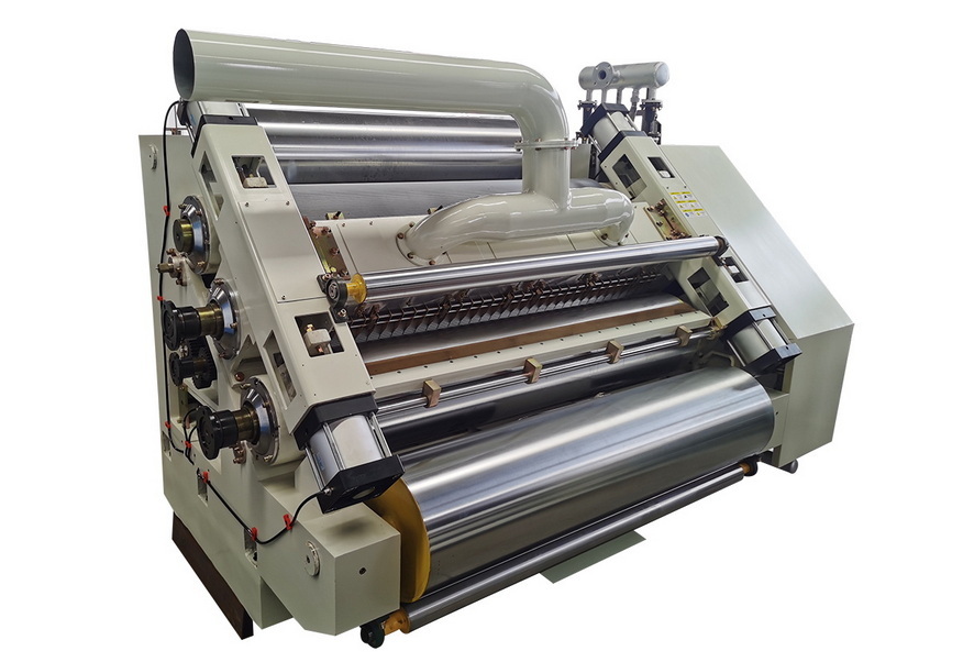 Single Facer Corrugated Machine Drive Side View