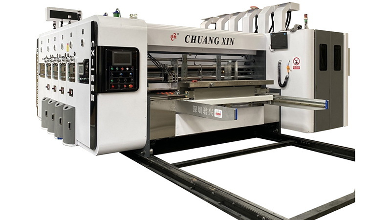Lead Edge Feeding Flexo Carton Printing Slotting Die Cutting Line
