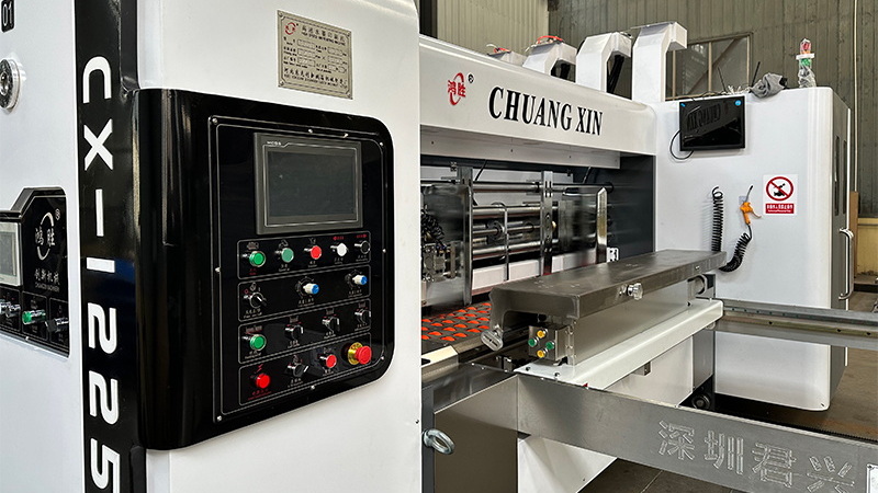 Six Color Automatic Flexo Carton Printing Machine Front View