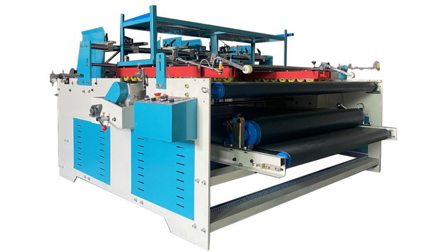 Semi Automatic Carton Box Gluing Machine With Feeding Table
